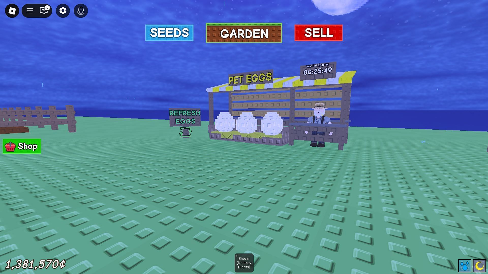 The Pet Egg stand (Image via Roblox)